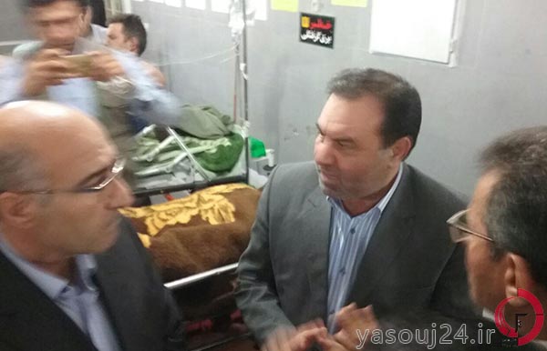 واژگونی اتوبوس - مداوای مجروحین در یاسوج
