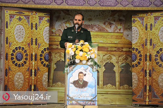 مراسم چهلم شهید فرزادیان شهید مدافع امنیت برگزار شد