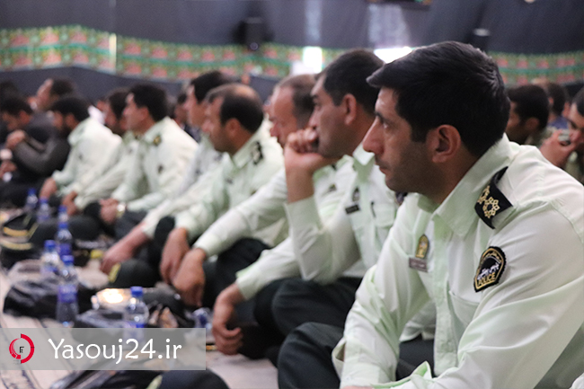 مراسم چهلم شهید فرزادیان شهید مدافع امنیت برگزار شد