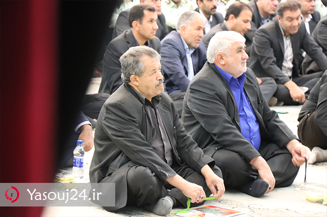 مراسم چهلم شهید فرزادیان شهید مدافع امنیت برگزار شد